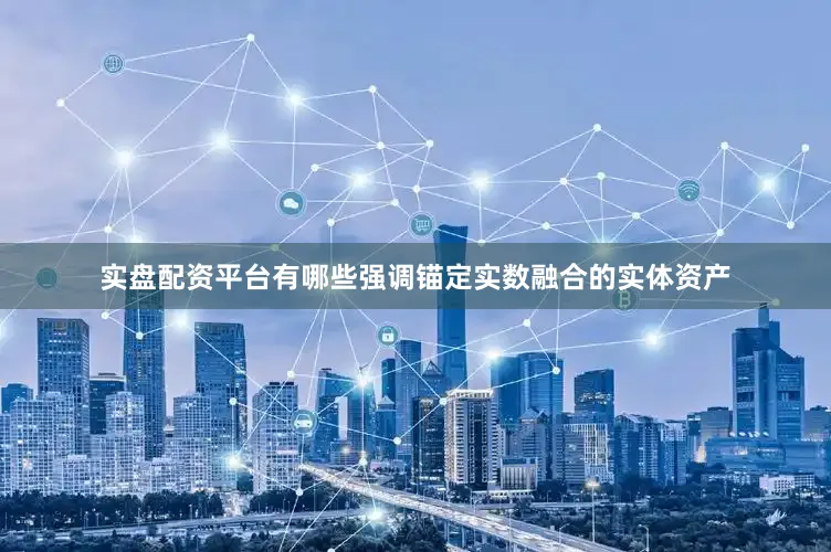 实盘配资平台有哪些强调锚定实数融合的实体资产